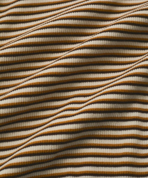 Healthknit(ヘルスニット)の「【Healthknit/ヘルスニット】別注/ヘンリーボーダータンクトップ(Tシャツ/カットソー・レディース・パープル系その他2/オレンジ系その他2・FREE)」の16枚目の写真