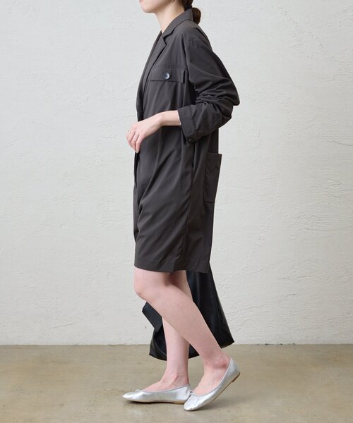 SHENERY（シーナリー）の「ジャケットオールインワン（サロペット/オーバーオール・レディース・チャコールグレー/ベージュ・FREE）」の8枚目の写真