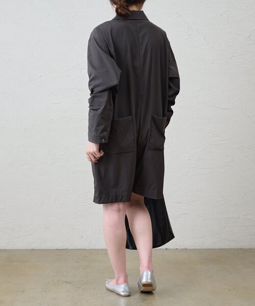 SHENERY（シーナリー）の「ジャケットオールインワン（サロペット/オーバーオール・レディース・チャコールグレー/ベージュ・FREE）」の10枚目の写真