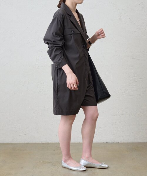 SHENERY（シーナリー）の「ジャケットオールインワン（サロペット/オーバーオール・レディース・チャコールグレー/ベージュ・FREE）」の13枚目の写真