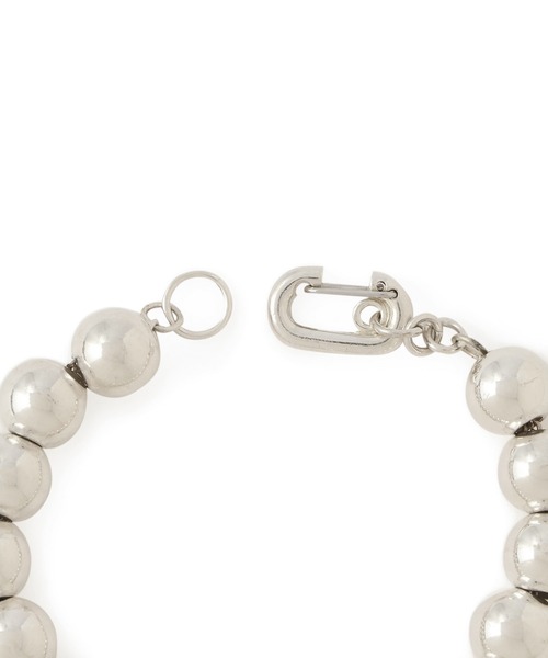ADAM ET ROPE'(アダムエロペ)の「【EO(イオ)】Hollow ball chain bracelet(ブレスレット・レディース・シルバー・FREE)」の4枚目の写真