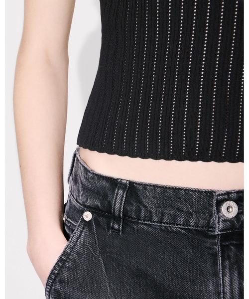 KENZO(ケンゾー)の「ショート スリーブ ニット トップ(その他トップス・レディース・ブラック系その他5・X-SMALL/SMALL)」の2枚目の写真
