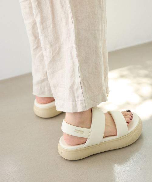 PUMA(プーマ)の「PUMA/プーマ MAYU PUFFY(サンダル・レディース・ブラック/アイボリー・23cm/24cm/25cm)」の8枚目の写真