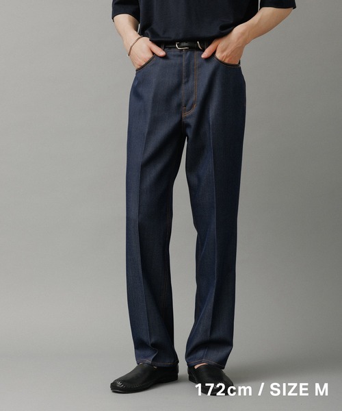 ADAM ET ROPE デニム　パンツ　新品・未使用 ADAM ET ROPÉ HOMME(アダム エ ロペ オム) / NIKKE ストレート