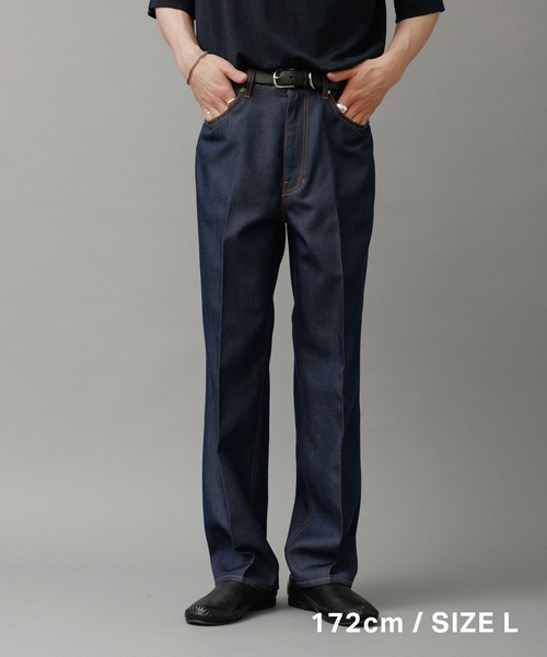 NIKKE】ストレート デニム スラックス / ADAM ET ROPE' JEANS -IMAG