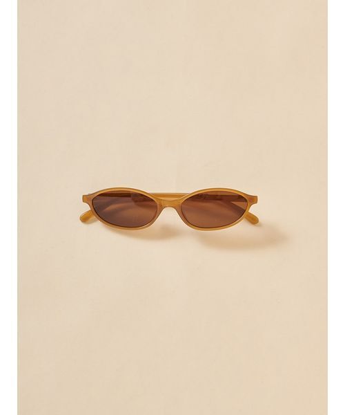 SNIDEL（スナイデル）の「スラントアイズサングラス（サングラス・レディース・ブラック/ベージュ/ブラウン・F）」の3枚目の写真