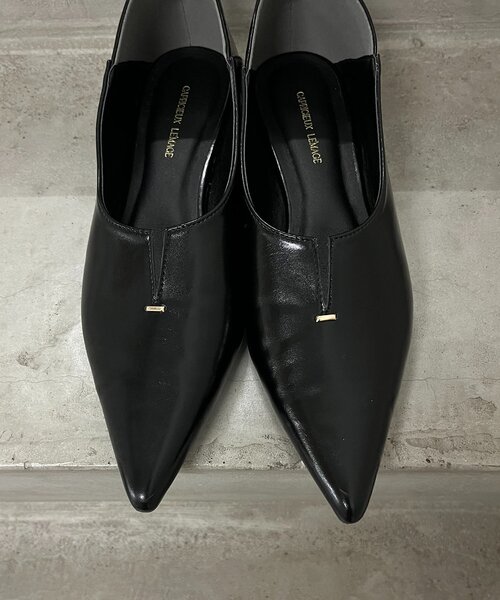 CAPRICIEUX LE'MAGE（カプリシューレマージュ）の「キースリット2WAYシューズ（パンプス・レディース・ブラック・38/36/37）」の10枚目の写真