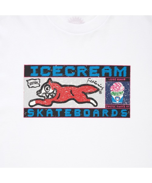 COTTON T-SHIRT ICECREAM SKATEBOARDS #2（Tシャツ/カットソー