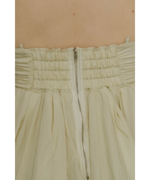 Knuth Marf(クヌースマーフ)の「Knuth Marf 2way peplum tops(キャミソール・レディース・ホワイト/ライトグリーン/ブラック・FREE)」の18枚目の写真