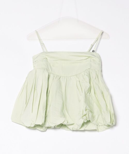 Knuth Marf(クヌースマーフ)の「Knuth Marf 2way peplum tops(キャミソール・レディース・ホワイト/ライトグリーン/ブラック・FREE)」の5枚目の写真