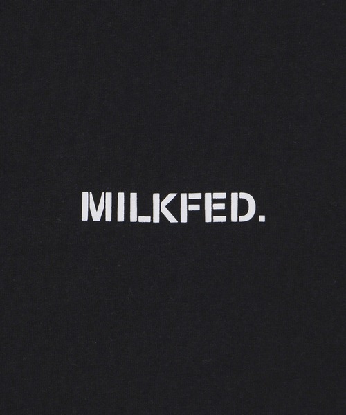 MILKFED.（ミルクフェド）の「STENCIL LOGO L/S TEE（Tシャツ/カットソー・レディース・ホワイト/ブルー/ブラック・L/M）」の9枚目の写真