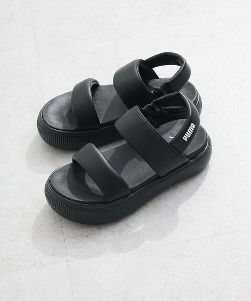 PUMA(プーマ)の「■PUMA MAYU PUFFY SANDALS(サンダル・レディース・ブラック・24cm/23cm)」の1枚目の写真