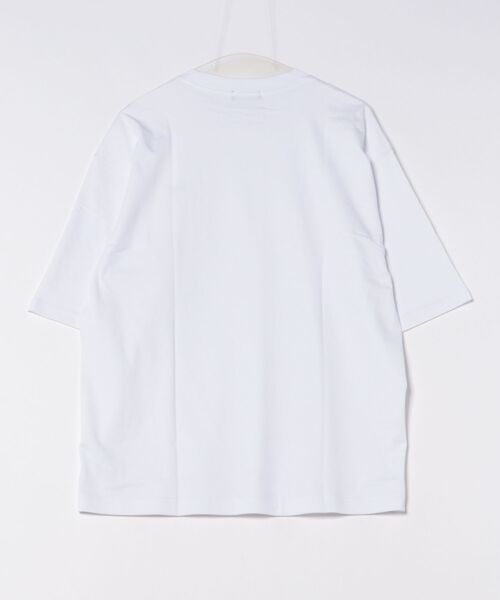 TAKA-Q(タカキュー)の「【綿100%】タカキュー ロゴ刺繍 クルーネック 半袖 Tシャツ(Tシャツ/カットソー・メンズ・ピンク系その他/ホワイト/ブルー・MEDIUM/LARGE)」の4枚目の写真