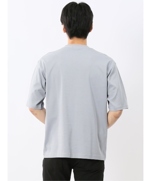 TAKA-Q(タカキュー)の「【綿100%】タカキュー ロゴ刺繍 クルーネック 半袖 Tシャツ(Tシャツ/カットソー・メンズ・ピンク系その他/ホワイト/ブルー・MEDIUM/LARGE)」の13枚目の写真