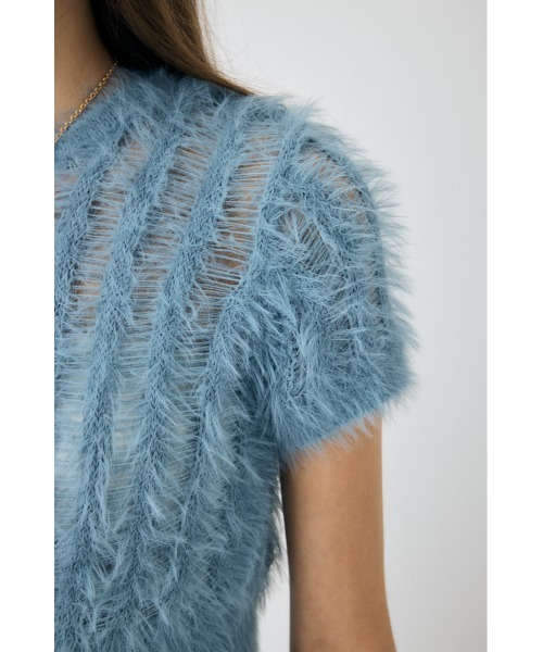 SHEER SHAGGY ニット（ニット/セーター）｜MOUSSY（マウジー）の