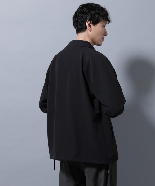 NANO universe(ナノユニバース)の「イタリアンドットリラックスコーチジャケット(ブルゾン・メンズ・ダークブルー/チャコール/ブラック・M/S/L)」の20枚目の写真