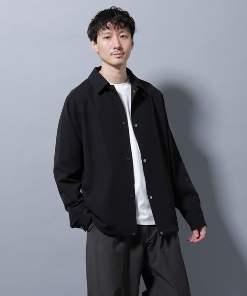 NANO universe(ナノユニバース)の「イタリアンドットリラックスコーチジャケット(ブルゾン・メンズ・ダークブルー/チャコール/ブラック・M/S/L)」の18枚目の写真