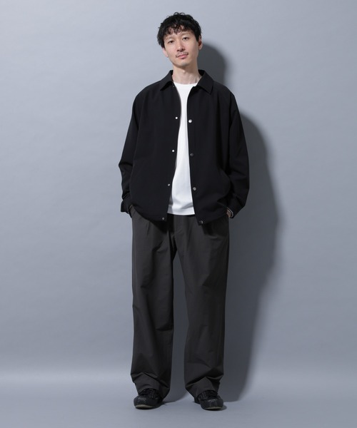 NANO universe(ナノユニバース)の「イタリアンドットリラックスコーチジャケット(ブルゾン・メンズ・ダークブルー/チャコール/ブラック・M/S/L)」の21枚目の写真