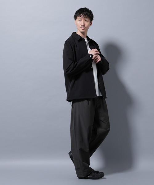 NANO universe(ナノユニバース)の「イタリアンドットリラックスコーチジャケット(ブルゾン・メンズ・ダークブルー/チャコール/ブラック・M/S/L)」の22枚目の写真