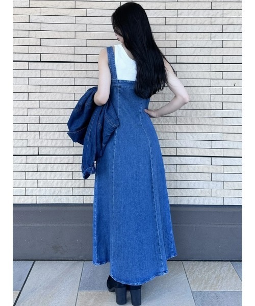 セール】デニム ミディワンピース（ワンピース）｜GAP（ギャップ）の