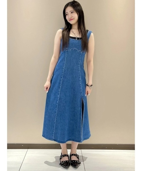 セール】デニム ミディワンピース(ワンピース)|GAP(ギャップ セール】デニム ミディワンピース(ワンピース)|GAP(ギャップ