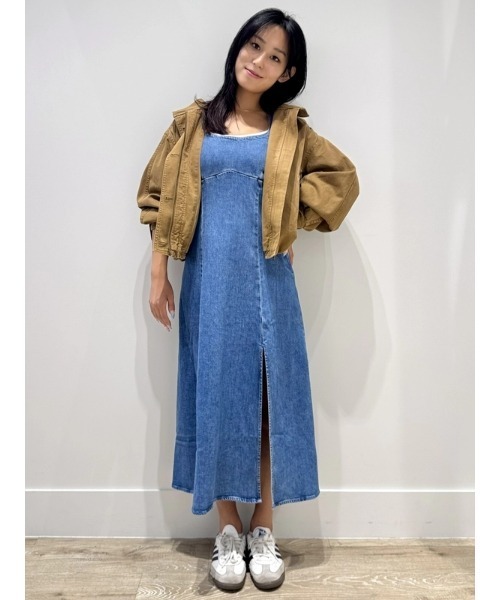セール】デニム ミディワンピース（ワンピース）｜GAP（ギャップ