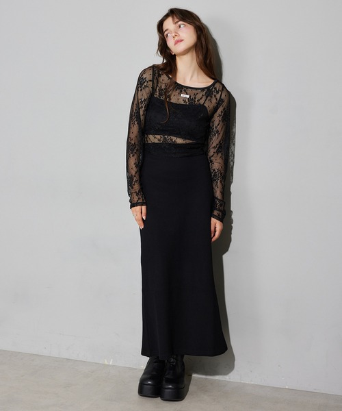 Seemi. byNICECLAUP（ シーミーバイナイスクラップ）の「【Seemi.】リボンワッフルスカート（スカート・レディース・ホワイト×ブラック/ブラック/ピンク・FREE）」の12枚目の写真