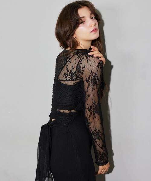 Seemi. byNICECLAUP（ シーミーバイナイスクラップ）の「【Seemi.】リボンワッフルスカート（スカート・レディース・ホワイト×ブラック/ブラック/ピンク・FREE）」の17枚目の写真