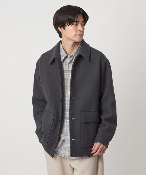 SENTDALE WOOL カバーオール ダークグレー Lサイズ SENTDALE WOOL カバーオール(カバーオール)|green label