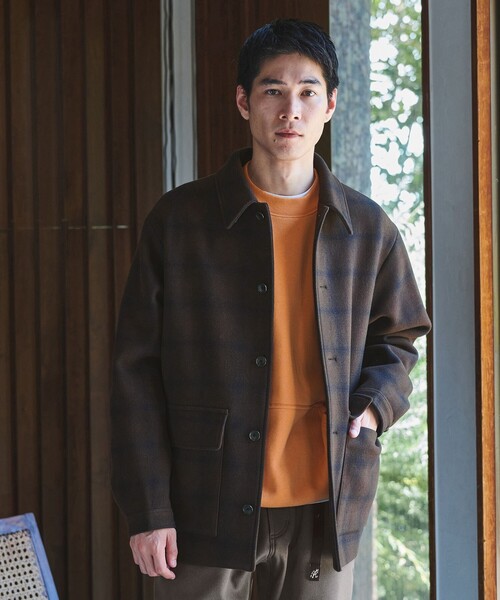 SENTDALE WOOL カバーオール　ダークグレー　Lサイズ SENTDALE WOOL カバーオール（カバーオール）｜green label