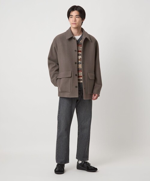 green label relaxing（グリーンレーベルリラクシング）の「SENTDALE WOOL カバーオール（カバーオール・メンズ・ブラック/その他1/モカ/ダークグレー・XL/L/M/S）」の15枚目の写真