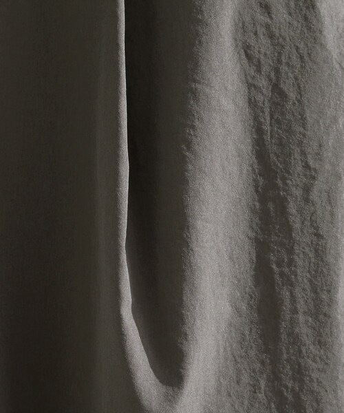 grove（グローブ）の「軽やかに決まる　ワークシャツワンピース（ワンピース・レディース・チャコールグレー/カーキ/レンガ・02/03/01/05/04）」の8枚目の写真