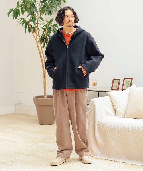 B:MING by BEAMS（ビーミングバイビームス）の「8ウェル コーデュロイ ワイド パンツ（その他パンツ・メンズ・ブラック/ベージュ・S/M/L/XL）」の7枚目の写真