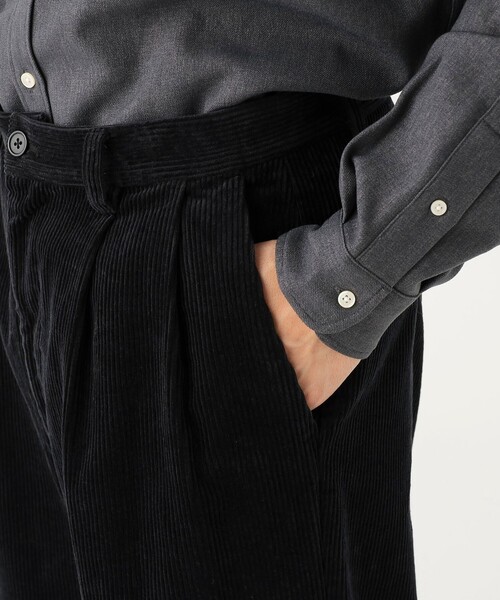 B:MING by BEAMS（ビーミングバイビームス）の「8ウェル コーデュロイ ワイド パンツ（その他パンツ・メンズ・ブラック/ベージュ・S/M/L/XL）」の3枚目の写真