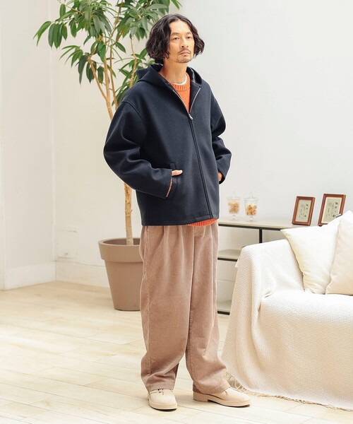 B:MING by BEAMS（ビーミングバイビームス）の「8ウェル コーデュロイ ワイド パンツ（その他パンツ・メンズ・ブラック/ベージュ・S/M/L/XL）」の14枚目の写真
