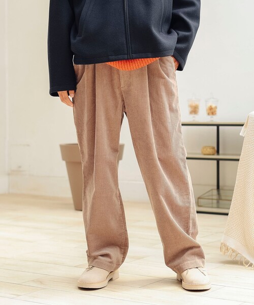 B:MING by BEAMS（ビーミングバイビームス）の「8ウェル コーデュロイ ワイド パンツ（その他パンツ・メンズ・ブラック/ベージュ・S/M/L/XL）」の16枚目の写真