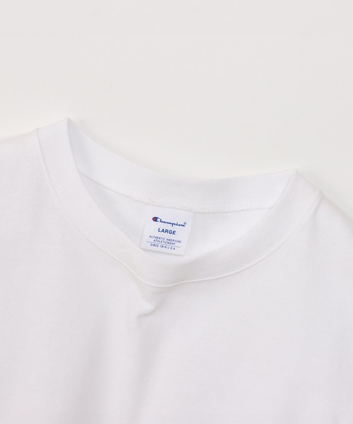 Champion（チャンピオン）の「Champion Long Sleeve Pocket T-Shirt Cotton 100（Tシャツ/カットソー・メンズ・ネイビー/グレー/オリーブ/ブラック/ホワイト・M/XL/L）」の17枚目の写真
