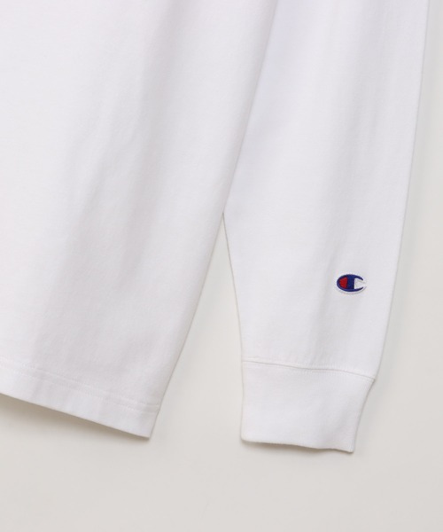 Champion（チャンピオン）の「Champion Long Sleeve Pocket T-Shirt Cotton 100（Tシャツ/カットソー・メンズ・ネイビー/グレー/オリーブ/ブラック/ホワイト・M/XL/L）」の19枚目の写真