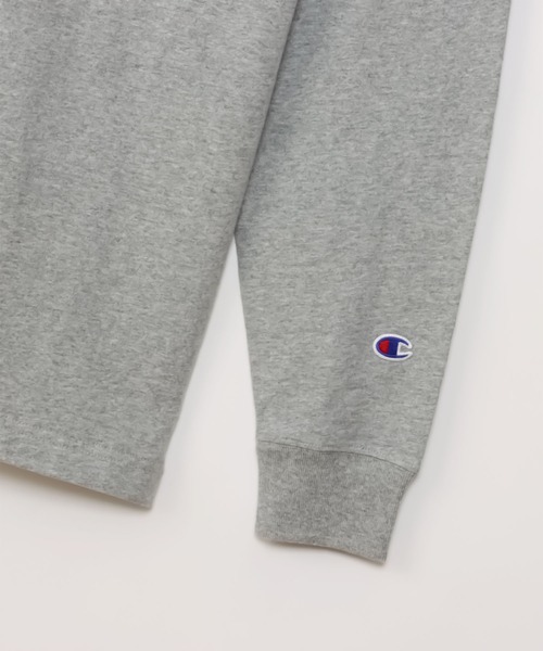 Champion（チャンピオン）の「Champion Long Sleeve Pocket T-Shirt Cotton 100（Tシャツ/カットソー・メンズ・ネイビー/グレー/オリーブ/ブラック/ホワイト・M/XL/L）」の7枚目の写真