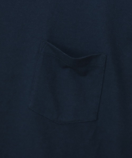 Champion（チャンピオン）の「Champion Long Sleeve Pocket T-Shirt Cotton 100（Tシャツ/カットソー・メンズ・ネイビー/グレー/オリーブ/ブラック/ホワイト・M/XL/L）」の14枚目の写真