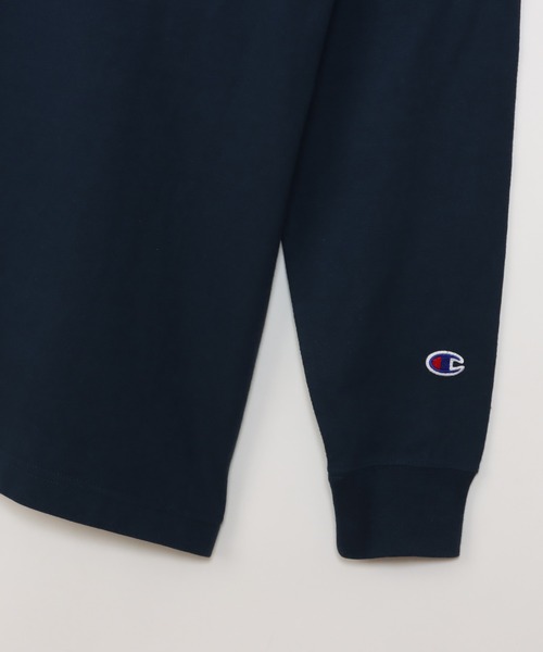 Champion（チャンピオン）の「Champion Long Sleeve Pocket T-Shirt Cotton 100（Tシャツ/カットソー・メンズ・ネイビー/グレー/オリーブ/ブラック/ホワイト・M/XL/L）」の15枚目の写真