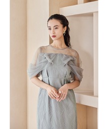 オフショルダー」に該当するワンピース/ドレス（グレー/灰色系