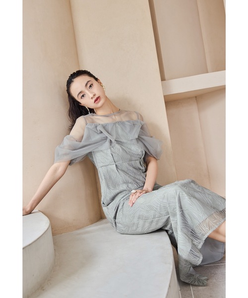 【新品タグ付】ペンシルワンピース パーティドレス 結婚式 オケージョンドレス 新品タグ付】ペンシルワンピース パーティドレス 結婚式