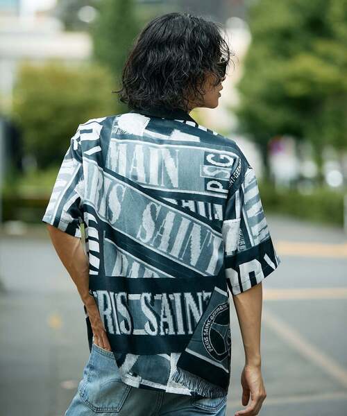 PARIS SAINT-GERMAIN(パリサンジェルマン)の「【Paris Saint-Germain / パリ・サン=ジェルマン】 VINTAGE SCARF SHIRT(シャツ/ブラウス・メンズ・ブラック/ネイビー・MEDIUM/LARGE)」の10枚目の写真