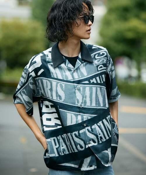 PARIS SAINT-GERMAIN(パリサンジェルマン)の「【Paris Saint-Germain / パリ・サン=ジェルマン】 VINTAGE SCARF SHIRT(シャツ/ブラウス・メンズ・ブラック/ネイビー・MEDIUM/LARGE)」の11枚目の写真