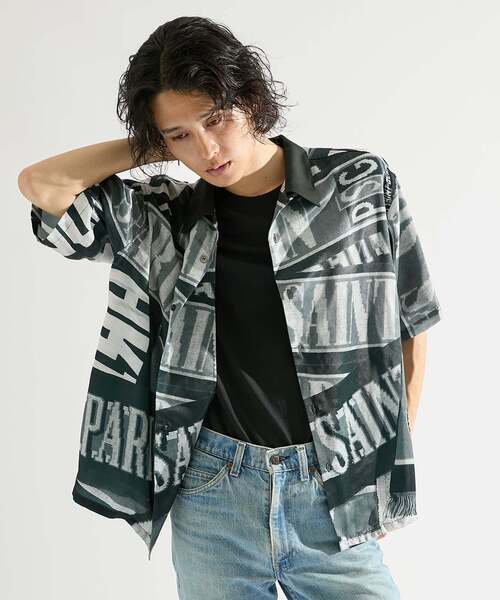 PARIS SAINT-GERMAIN(パリサンジェルマン)の「【Paris Saint-Germain / パリ・サン=ジェルマン】 VINTAGE SCARF SHIRT(シャツ/ブラウス・メンズ・ブラック/ネイビー・MEDIUM/LARGE)」の22枚目の写真