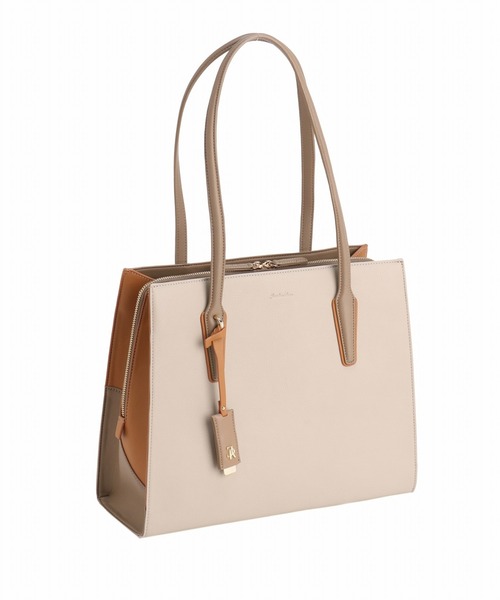 Jewelna Rose（ジュエルナローズ）の「へレス トートバッグ A4 16222（トートバッグ・レディース・ブラック/グレイッシュベージュ/ライトベージュ・FREE）」の15枚目の写真