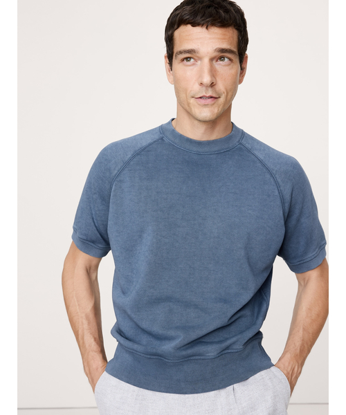 Banana Republic（バナナリパブリック）の「テリー ショートスリーブ スウェットシャツ（スウェット・メンズ・ブルー系その他/アイボリー・S/L/XL/M）」の6枚目の写真