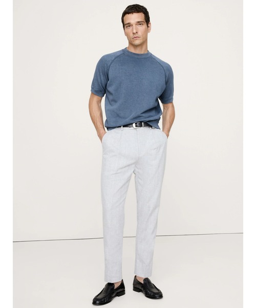 Banana Republic（バナナリパブリック）の「テリー ショートスリーブ スウェットシャツ（スウェット・メンズ・ブルー系その他/アイボリー・S/L/XL/M）」の3枚目の写真