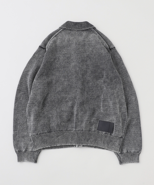 セール】DAIRIKU / ダイリク Vintage Dyed Knit Jacket（カーディガン